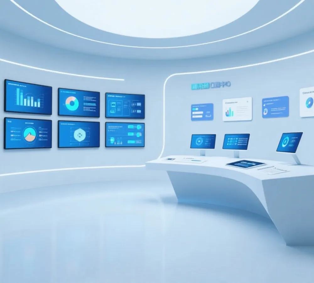 信息中心与数据展示场景